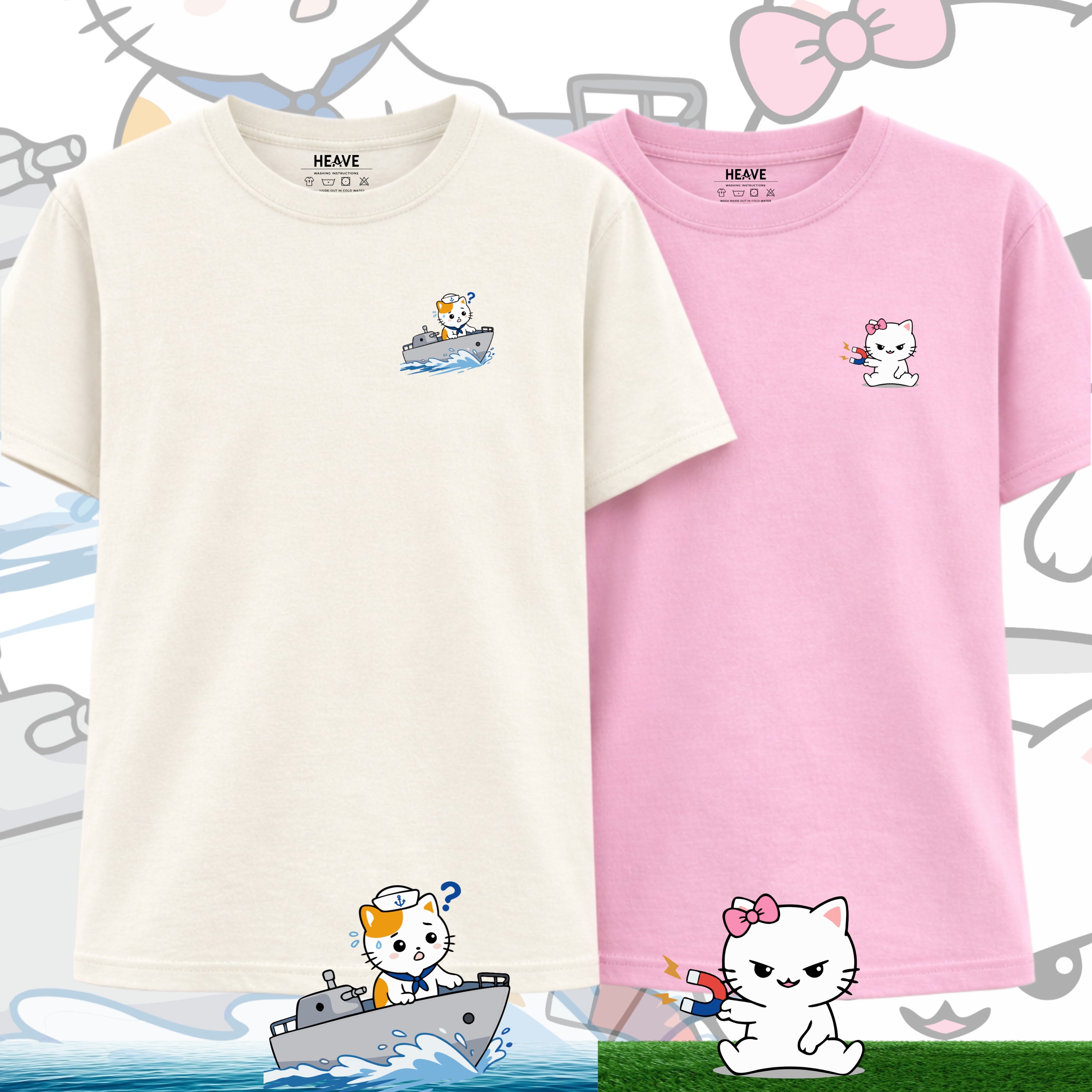 3. Capt. Meow - Oversized - Embroidery