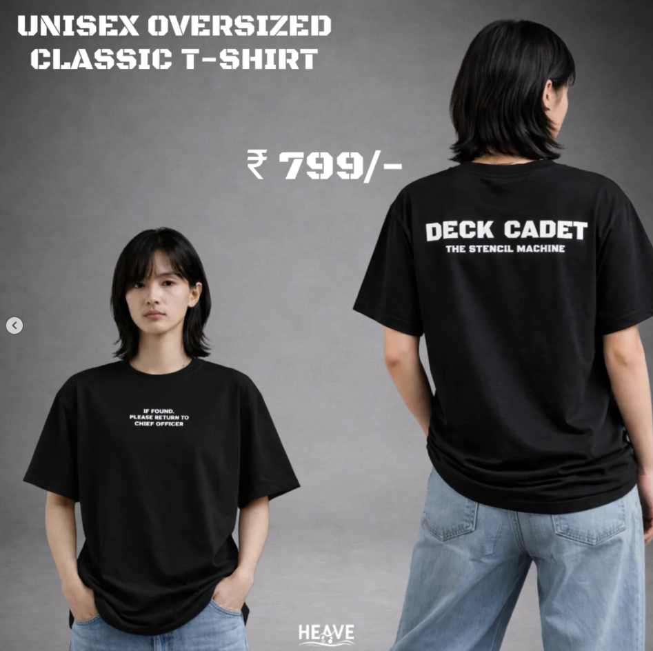 THE STENCIL MACHINE OVERSIZED TSHIRT- DARK COLORS