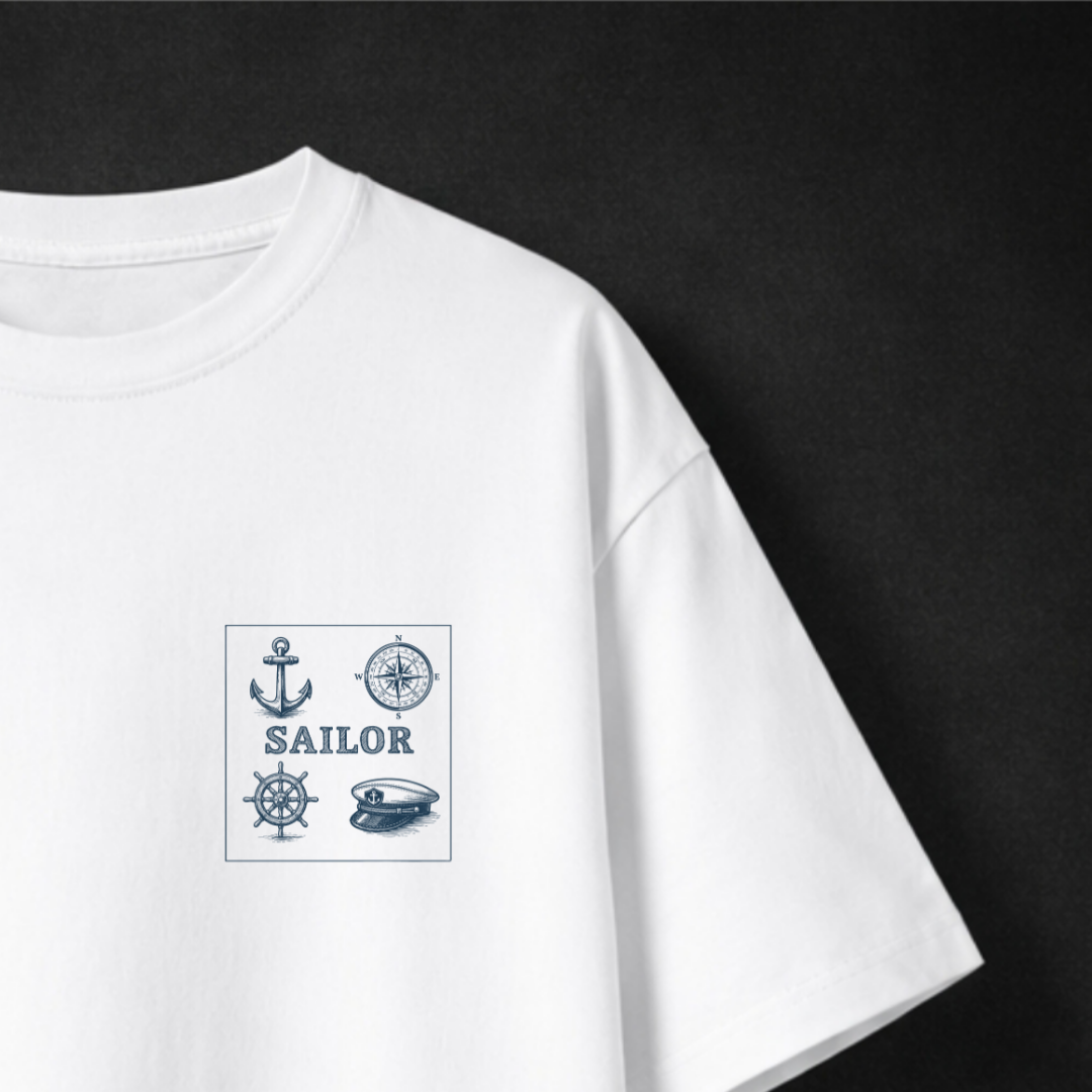 BORN OFFSHORE - Oversized tee