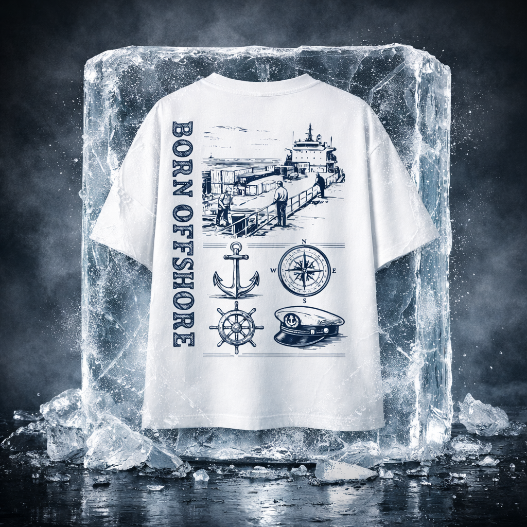 BORN OFFSHORE - Oversized tee